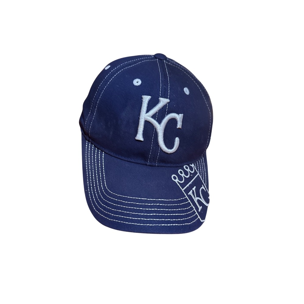 Fan Favorite Kansas City Royals Navy Blue Baseball Cap Hat One Size Adjustable